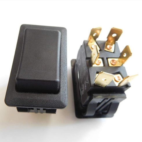 KEDU HY60B 125/250V 20/15A 6 Pins Rocker Switch ON-Off-ON Push Button Switches for Industrial Electric Power Tools