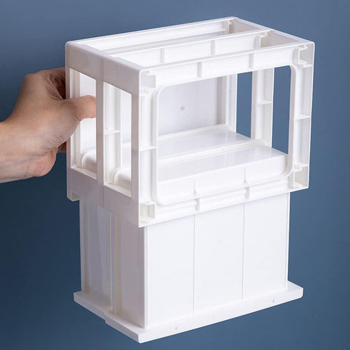 Desktop Drawers Organizer, Desk Storage Box with 3 Drawers for Small Items, Office and Home Cosmetic Organization
