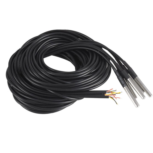 Waterproof DS18B20 Temperature Sensor, Digital Temperature Probe Sensor with Temperature Range (-55?~ +125?) 5 Pack