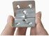 Evadow 40Pcs 1.2 1.2 1.5 90 Stainless Steel Corner Braces, x x Small Corner Bracket for Wood Furniture, Sliver Degree L