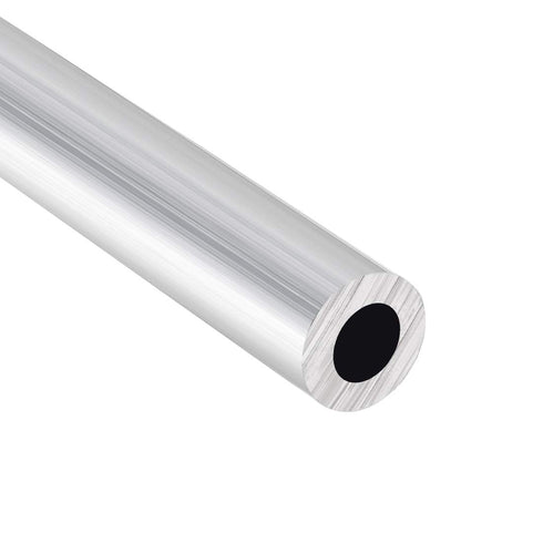uxcell 6063 Aluminum Round Tube - 300mm Length, 20mm OD, 12mm Inner Dia Seamless Tubing