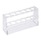 uxcell Acrylic Test Tube Holder Lab Stand Rack, 6 Wells for 100ml Centrifuge Tubes, Laboratory Clear