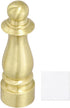uxcell 1.5" Tall Lamp Finials Copper, 1/4-27 Thread Lamp Cap Knob Decoration