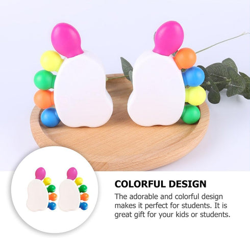 NUOBESTY 2 Sets Creative Funny Foot Shaped Highlighter Marker Pens for Students