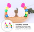 NUOBESTY 2 Sets Creative Funny Foot Shaped Highlighter Marker Pens for Students