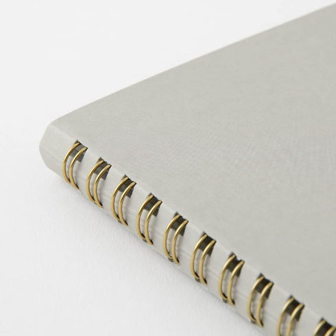 Midori 15330006 Ring Notebook, A5, Color Dot Square, Gray