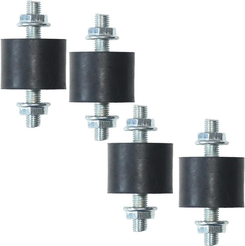 4pcs 29 x 20mm Rubber Mounts, Rubber Vibration Isolator Mounts with M8 x 20mm Studs