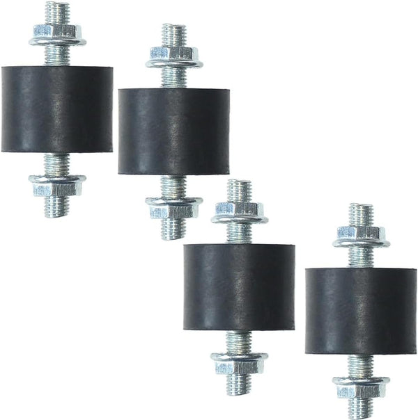 4pcs 29 x 20mm Rubber Mounts, Rubber Vibration Isolator Mounts with M8 x 20mm Studs
