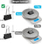 Medium Binder Clips, 144 Pack, 1-1/4 Inch, Standard 32mm, Black, Capacity 0.6 Inch, Office Supplies