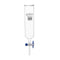 EISCO 500ml Dropping Funnel, PTFE Key Stopcock, Open Top, Ungraduated Borosilicate Glass, Cylindrical