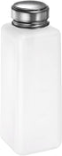 HARFINGTON Solvent Alcohol Dispensers 500ml, Push Down Liquid Dispenser Pump Bottle with Stainless Steel Lid