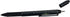 Performance Tool W9217 Multi-Function Aluminum Black Ballpoint Pens, 2 pk. with LED Light, Stylus, Ruler, Level,