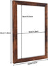 TORASO Dry Erase White Board - Magnetic Wall Board for Office/School/Home, Walnut Wood Frame, 7.9"x 11.8"