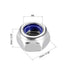uxcell Hex Lock Nuts, M6 x 1mm, 304 Stainless Steel, 10Pcs Silver Tone