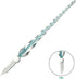 Vintage Handmade Glass Dip Pen Set, Elegant Crystal Signature Pen Gift (Light Blue)