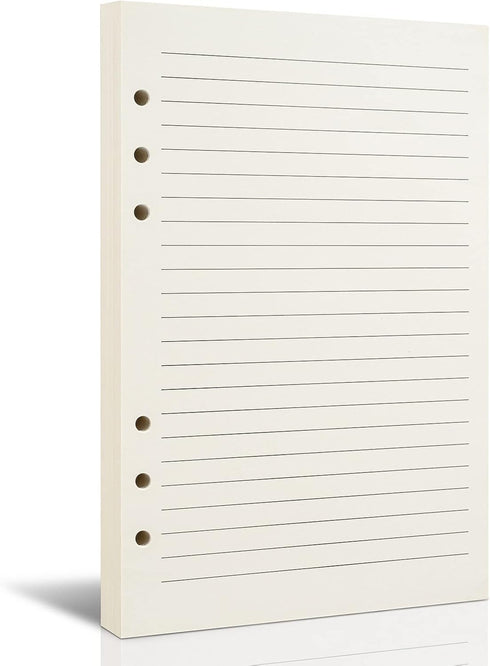 Tofun A5 Line Refill Paper, A5 Binder Refills for 6-Ring Binders Planner Traveller
