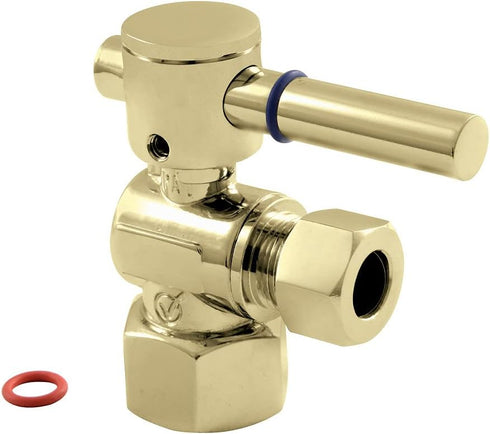 Elements of Design CC43102DL Concord Decorative Quarter Turn Valve, 1/2-Inch IPS Inlet, Polished Brass