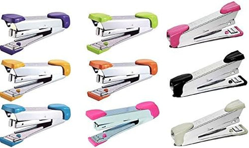 Max HD-10 Stapler Set with 2 Boxes (2000) Staples, Staple Up to 15 Sheets of Normal Paper
