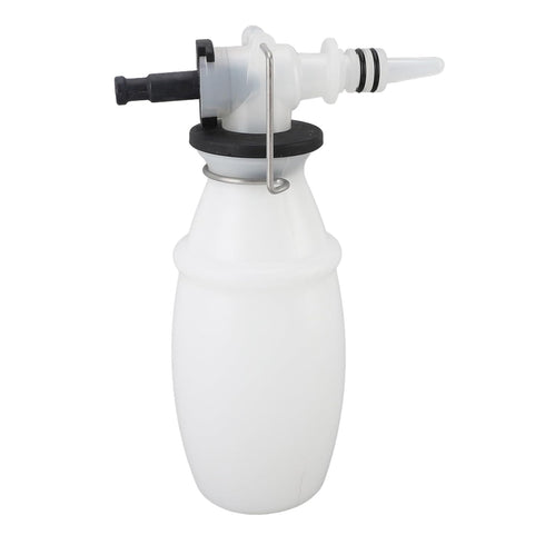 500ml Milk Sampling Bottle PP Easy Cleaning Milk Sampling Valve Bottle with Stainless Steel Clip