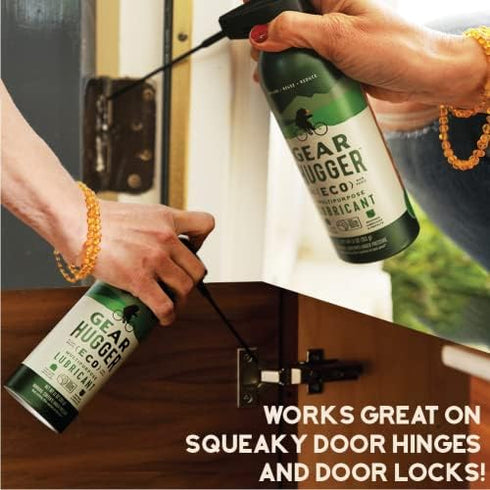 (11 oz, Pack 3), Gear Hugger Lubricant, Degreaser & Rust Remover - Eco-Friendly of Garage Door Lubricant Spray, Heavy