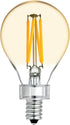 GE Lighting Vintage Style LED Light Bulbs, 60 Watt Equivalent, Amber Glass, Warm Candle Light, A15, 2 Pack