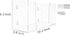 Cq acrylic Clear Mask Dispenser Wall Floating Glove Rack and Glove Box Dispenser Holder 10.2”x5.3”x3.5” Pack of 1