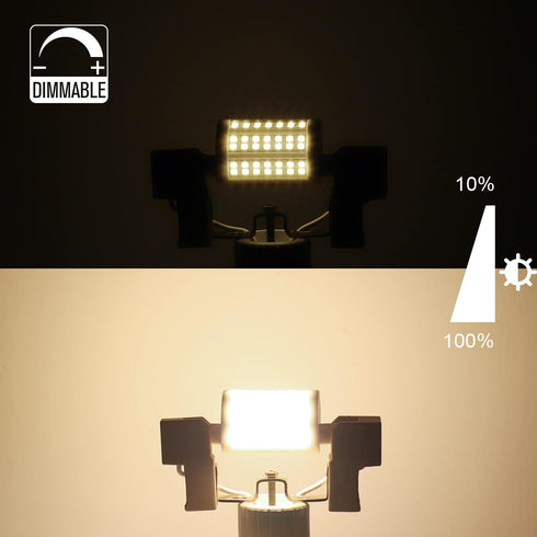 R7S LED Bulb 78MM, 15W Dimmable J78 Flood Light, 150W Halogen Replacement, Natural White 4000K, Pack of 2