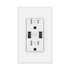 NEMA 6-50R 14-50R Receptacle Outlet, 50 Amp Flush Mounting with Wall Plate, Heavy Duty UL Listed