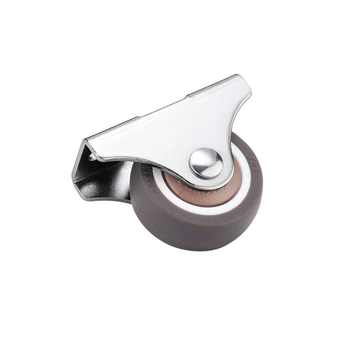 1 Inch Fixed Caster Wheels, Small Caster Wheels + Screws, Low Profile Castor, Set of 8 No Floor Marks Silent Casters