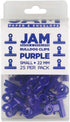 JAM PAPER Metal Bulldog Clips, Small 22mm, Purple, 25/Pack for Office Use