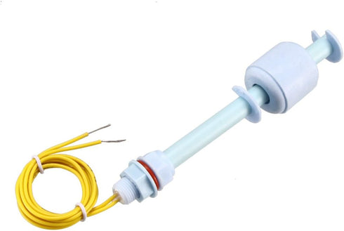 uxcell PP Float Switch for Water Pump Tank, Liquid Water Level Sensor M10, 115mm Length, Blue, 2pcs