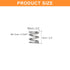 uxcell 5Pcs Compression Spring, 0.028" Wire Diameter, 0.2" OD, 0.2" Free Length, 304 Stainless Steel, Silver