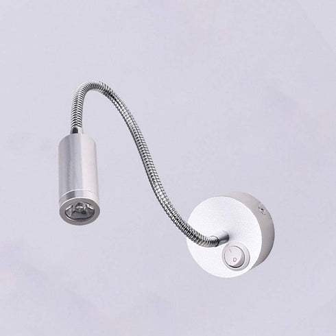 TopHomer Wall Mounted Reading Light Flexible Gooseneck LED Sconce Lamp with Switch Adjustable Bedside Reading Light