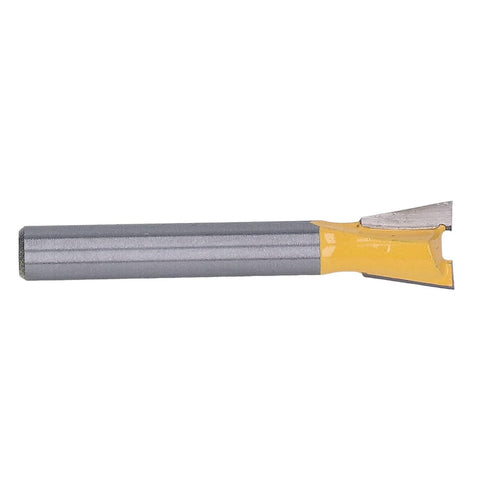 Generic (6*3/8) Tungsten Alloy Carbide PTFE Coating Dovetail Bit Adjustable Depth Woodworking Router Cutter