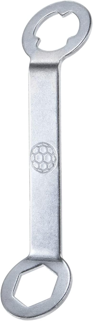 Track Spikes Wrench Dual Interface Aluminum Non-Slip Shoes Adjustment Tool for M5 Soccer Shoes