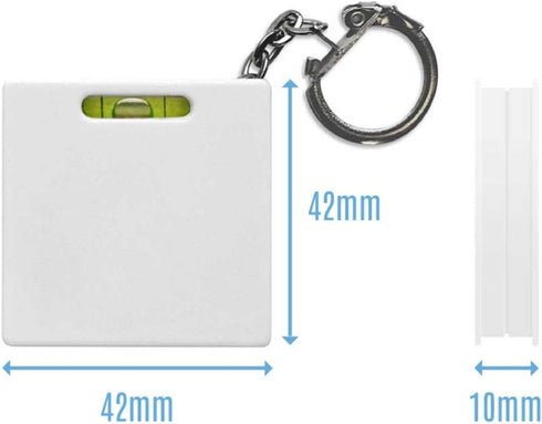 Azeeda (KM00044596) 'Sail Boat Toy' Keyring Tape Measure/Spirit Level Tool