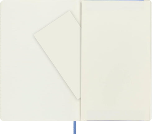 Moleskine Classic Notebook, Soft Cover, Large (5" x 8.25"), Ruled/Lined, Hydrangea Blue, 192 Pages