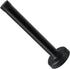 Black Stainless Steel Door Stop with Rubber Absorber Tip, 5 Inch Cylindrical Thickening Door Holder Catch