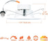 5/6 2700K 3000K 3500K 4000K 5000K Dimmable 600 RL56069FSD2W1EWH HALO RL in LED Recessed Light Trim Selectable Color