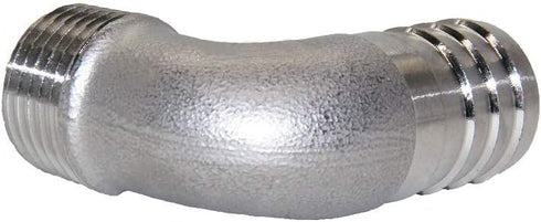 Beduan Stainless Steel Elbow 3/4" Hose Barb x 1/2" Male NPT Home Brew Pipe Fitting