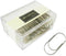 Silver Jumbo Paper Clips, 50pcs, 50mm/2" Large Wide Non Skid Smooth Finish Steel Wire Office Supply Accessories