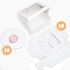 Bakepacker 36pcs Cake Boxes with Window, 8x8x5 Inches, 18-Packs White Bakery Boxes, Includes Cake Boards & Ribbon