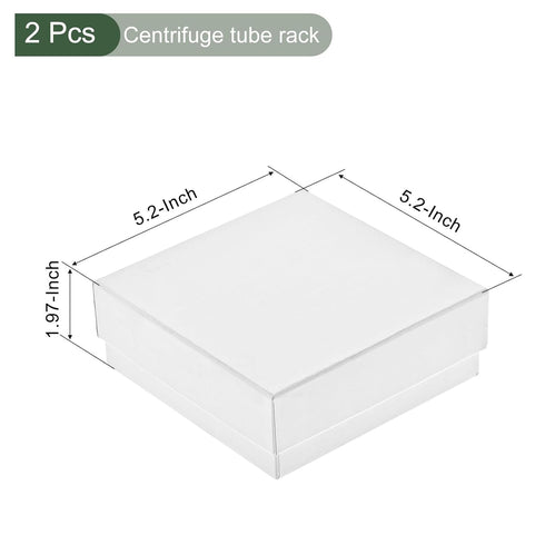 YOKIVE 2 Pcs Freezer Tube Box, Waterproof Cardboard Holder for 1.5/1.8/2ml Centrifuge Tubes