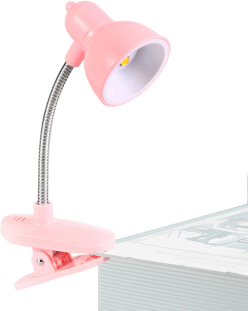 Generic Clip On Desk Lamp Flexible Portable Eye Protection LED Light, Clamp Design for Focused Reading and Study | Home