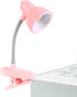 Generic Clip On Desk Lamp Flexible Portable Eye Protection LED Light, Clamp Design for Focused Reading and Study | Home