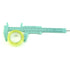 TamBee 6Inch 150mm Mini Caliper, Double Scale Plastic Vernier Caliper for Jewelry, 5PCS (Mint Green)