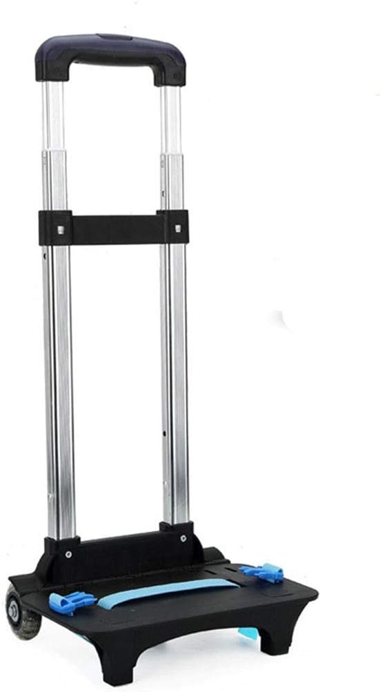 VILINKOU Backpack Hand Truck Wheeled Cart Trolley Hand Aluminium Alloy Folding Trolley Cart