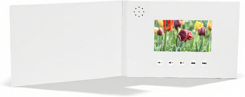 Diyeeni Video Greeting Card, Customizable Video Book with LCD Screen, 720P HD
