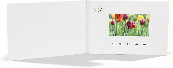 Diyeeni Video Greeting Card, Customizable Video Book with LCD Screen, 720P HD