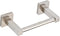 Wall Mount Toilet Paper Holder, Brushed Nickel Bathroom Double Post Pivoting Square Holder for TP, RV Paper Towels